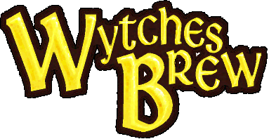 Wytches Brew title — puzzle game logo